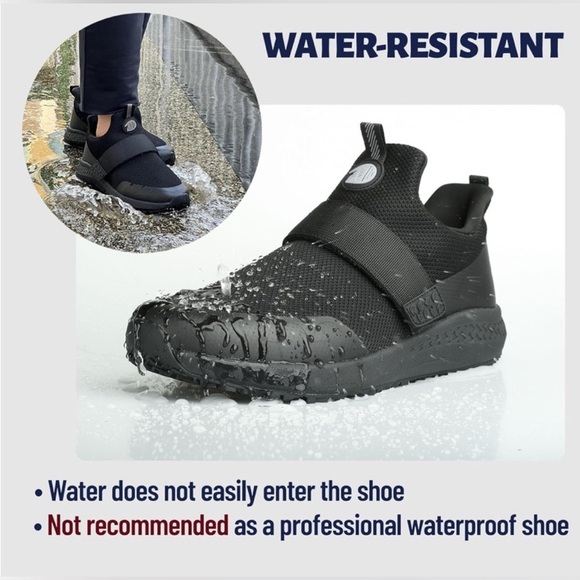 🆕 Men's Mesh Non Slip Work Shoes Slip On Casual Breathable Sneakers Footwear 11 - Picture 3 of 11